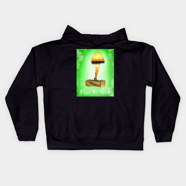 Leg lamp Kids Hoodie by RG Illustration